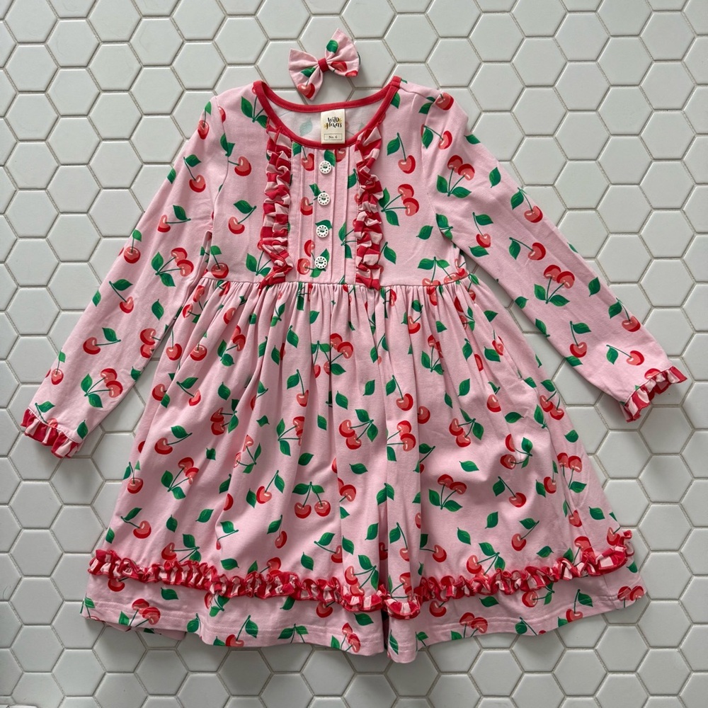 Wildflowers Cherry sweet Clara dress